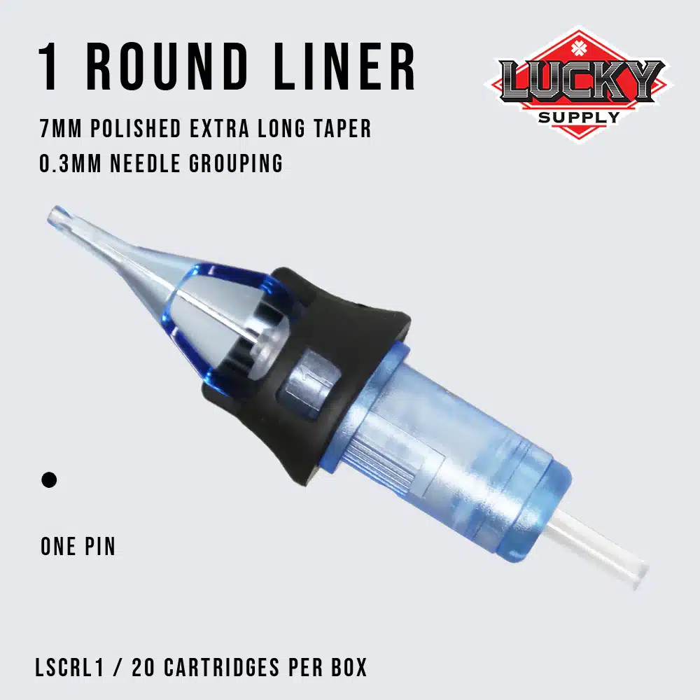 Lucky Supply V2 Needle Cartridges - ROUND LINERS (12 Gauge) - Image 2