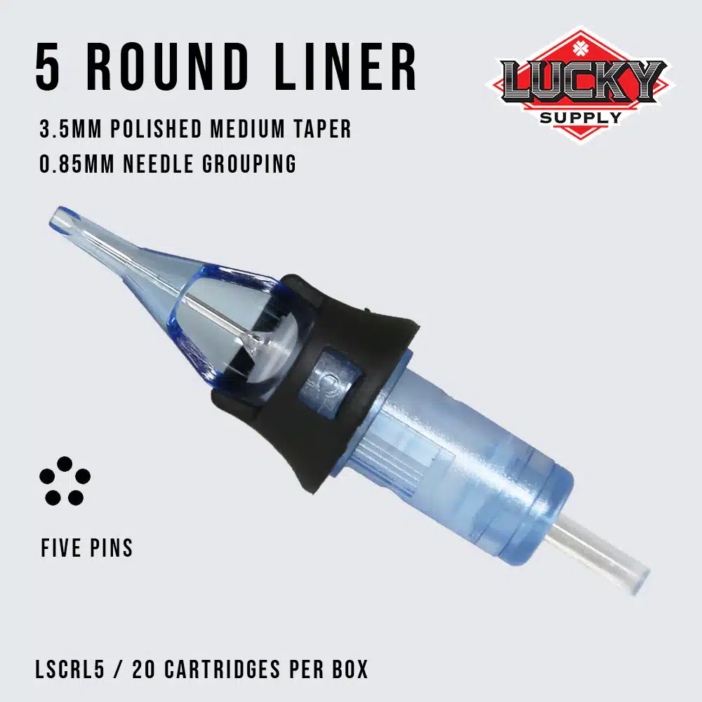 Lucky Supply V2 Needle Cartridges - ROUND LINERS (12 Gauge) - Image 4