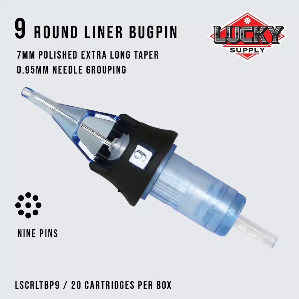 Lucky Supply V2 Needle Cartridges - BUGPIN ROUND LINERS (08 Gauge) - Image 6