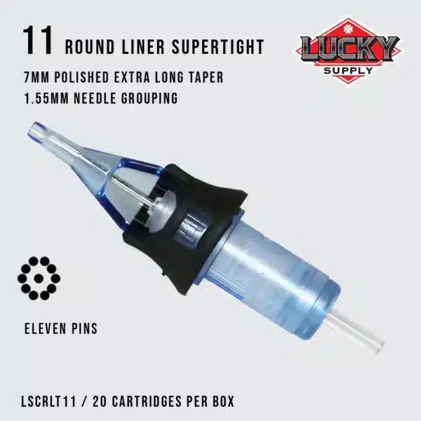 Lucky Supply V2 Needle Cartridges - SUPERTIGHT ROUND LINERS (12 Gauge) - Image 8