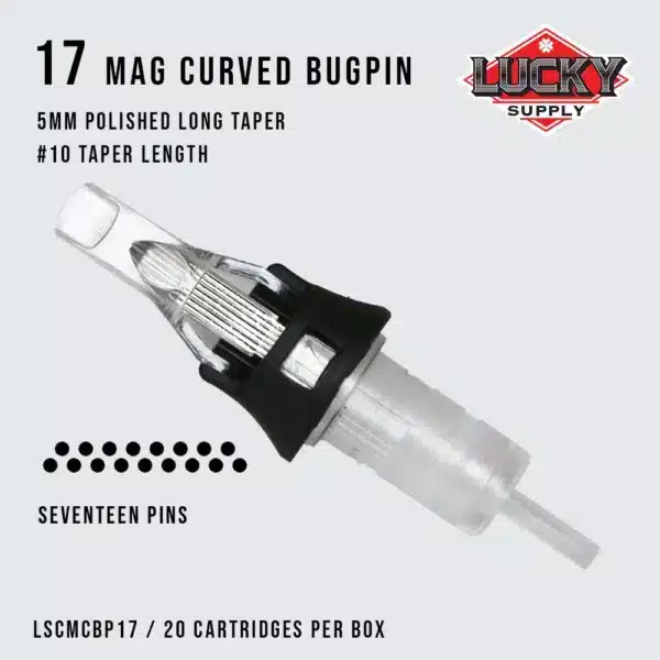 Lucky Supply V2 Needle Cartridges - BUGPIN CURVED MAGNUM (10 Gauge) - Image 7