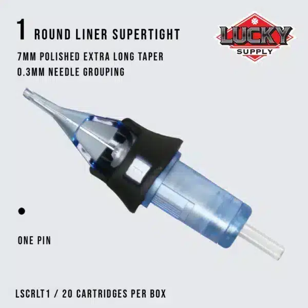 Lucky Supply V2 Needle Cartridges - SUPERTIGHT ROUND LINERS (12 Gauge) - Image 2