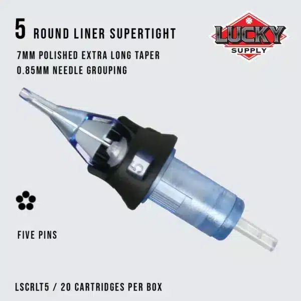 Lucky Supply V2 Needle Cartridges - SUPERTIGHT ROUND LINERS (12 Gauge) - Image 5